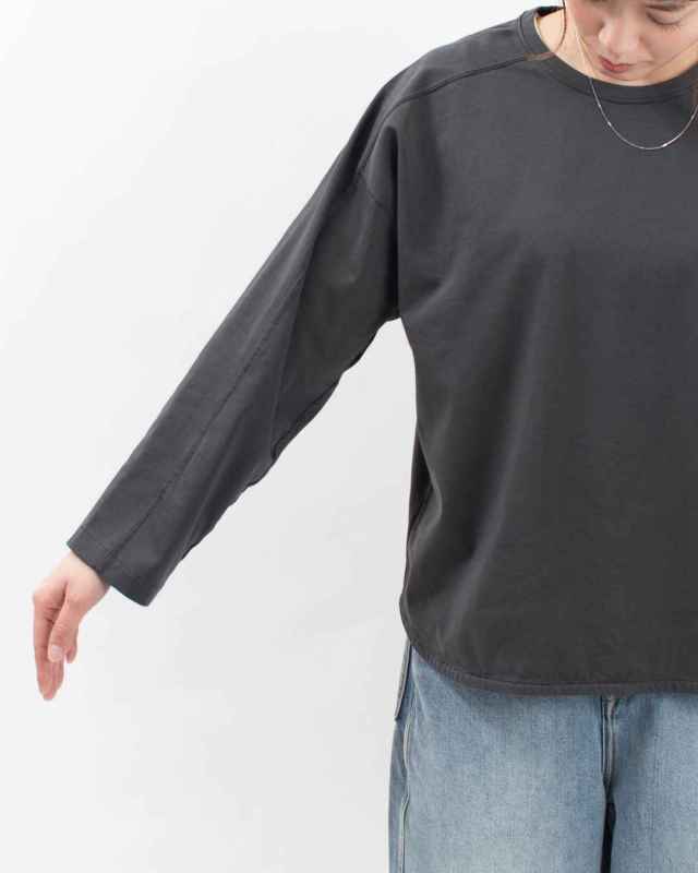 SA-35206  sabbatum ファンクショナル天竺ラウンドヘムプルオーバー