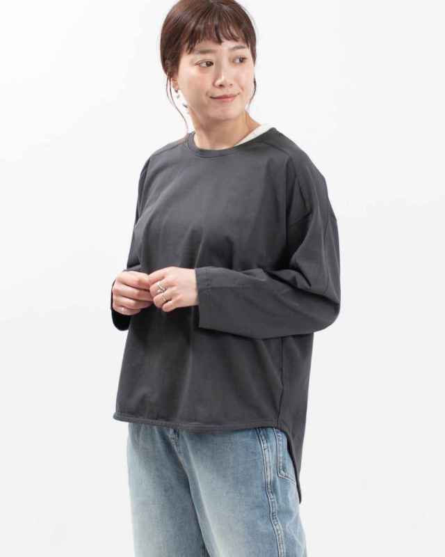 SA-35206  sabbatum ファンクショナル天竺ラウンドヘムプルオーバー