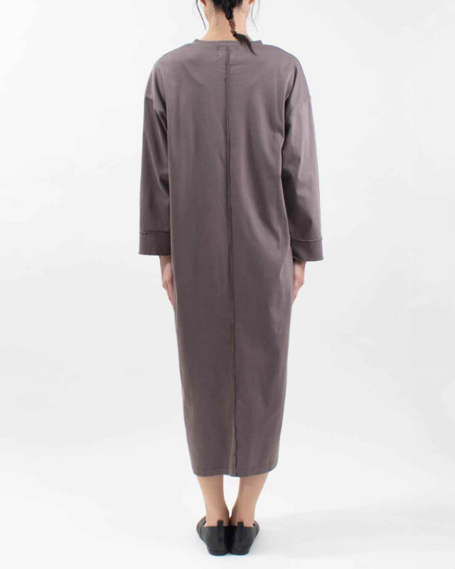 SA-35214 sabbatum マスタリーハイゲージスムース メロウスリットロングワンピース 