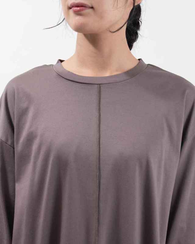 SA-35214 sabbatum マスタリーハイゲージスムース メロウスリットロングワンピース 