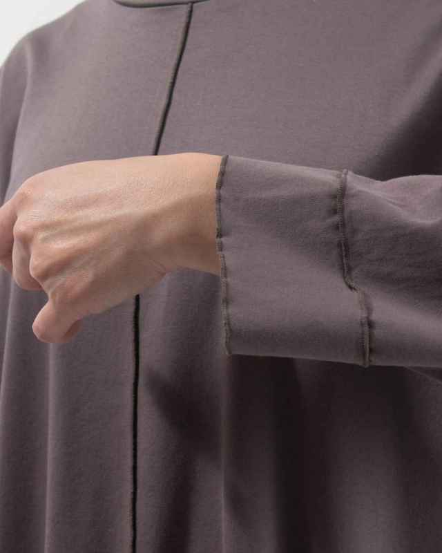 SA-35214 sabbatum マスタリーハイゲージスムース メロウスリットロングワンピース 