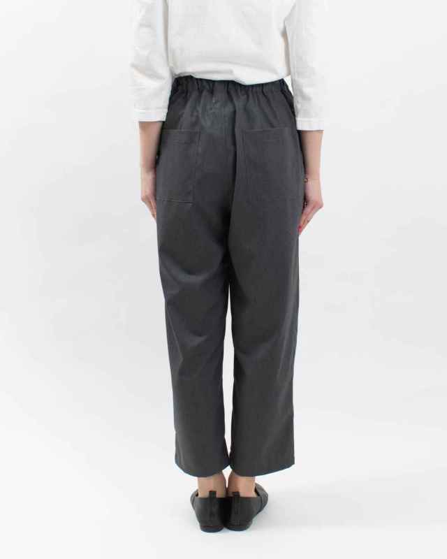 SA-35801  sabbatum T/Rファインツイルストレッチ ワイドタックイージーパンツ