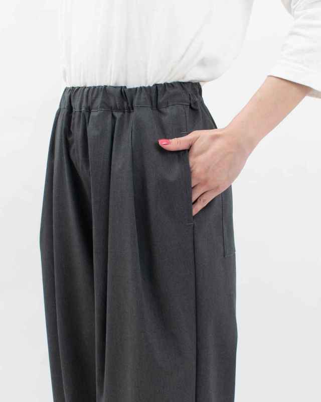 SA-35801  sabbatum T/Rファインツイルストレッチ ワイドタックイージーパンツ