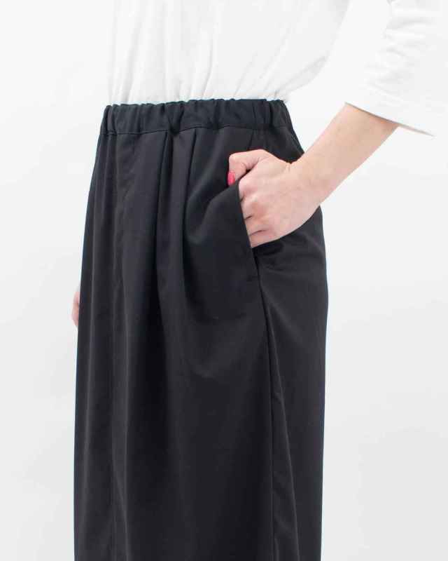 SA-35902  sabbatum T/Rファインツイルストレッチ ワイドタックタイトスカート