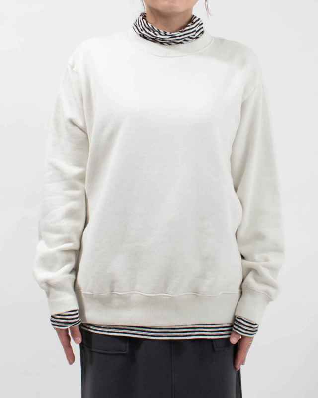 SA-36301 sabbatum 30/7裏毛サイドパネルプルオーバー