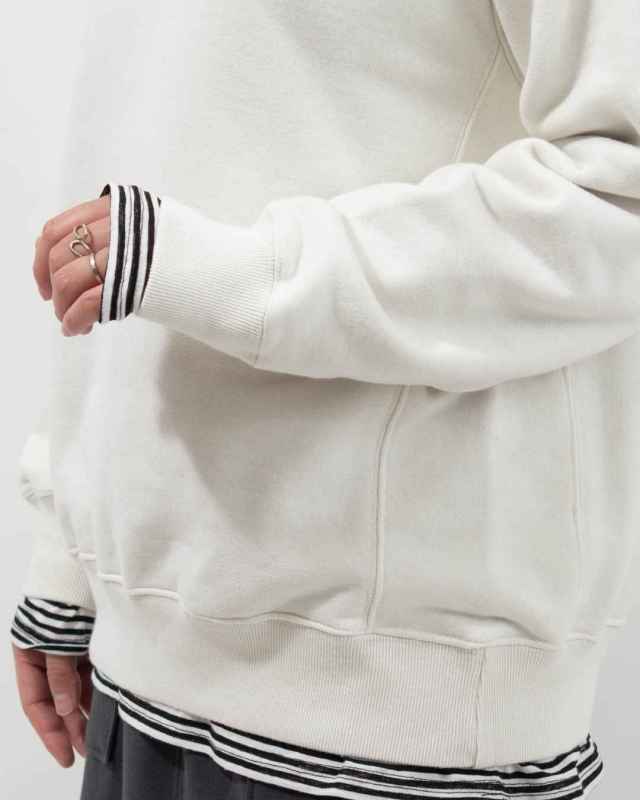 SA-36301 sabbatum 30/7裏毛サイドパネルプルオーバー