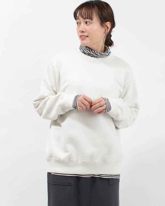 SA-36301 sabbatum 30/7裏毛サイドパネルプルオーバー