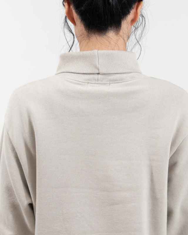 SA-36302 sabbatum 30/7裏毛サイドパネルリブタートルプルオーバー