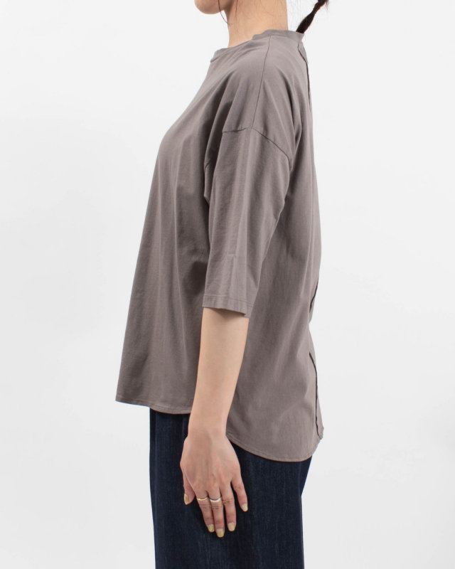 SA-37114 sabbatum 30/-BD天竺ヘムラウンドスプレー調プリントTee[ONLY DESIRE THAT YOU TRY]