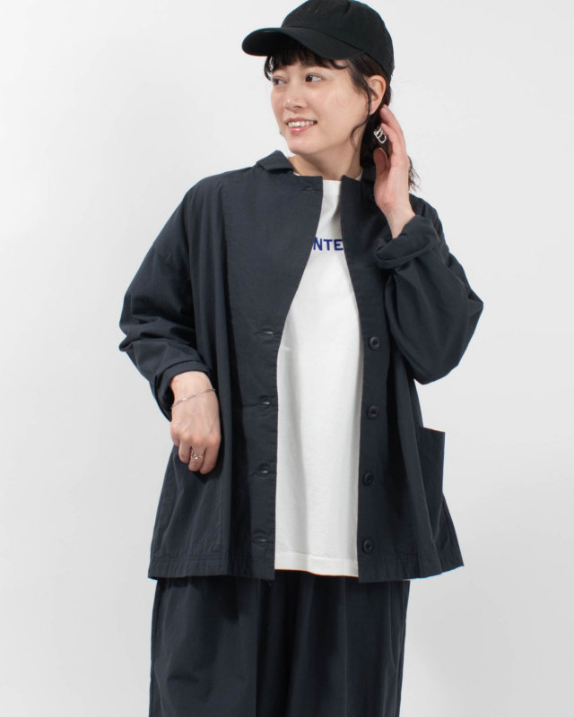 SA-37701 sabbatum 50/-ブロード近江晒加工 2WAYカラージャケット