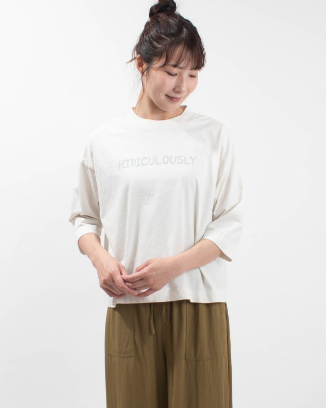 SA-38201 sabbatum 26/-BDTOP度詰天竺 ベーシックロゴTee
