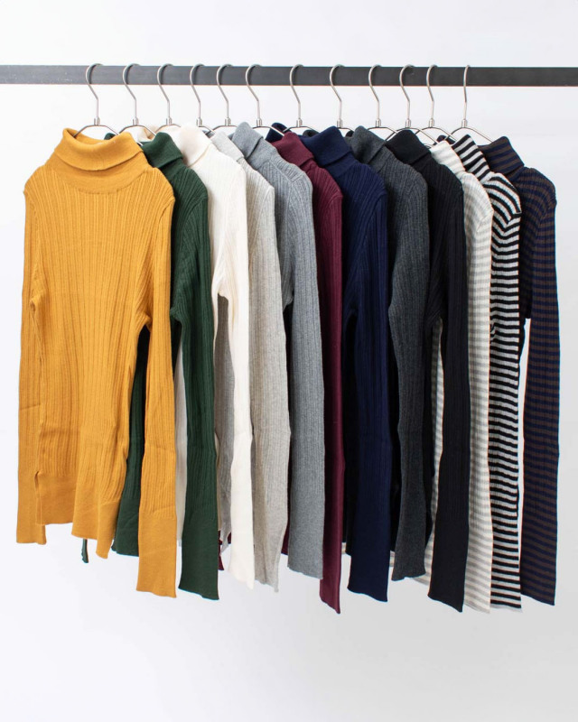 SB-1222　SO ランダムテレコ タートルネック