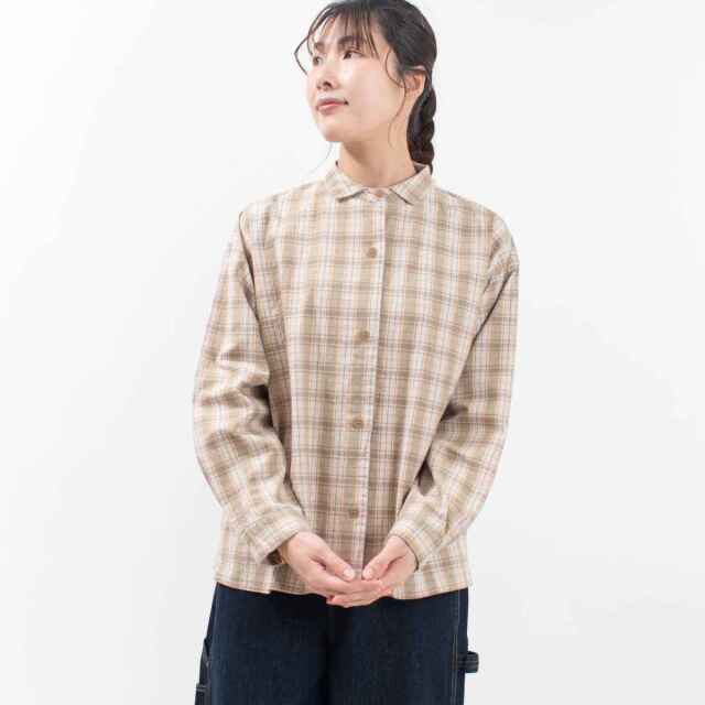 SO[ ] シャンブレークロップドシャツ