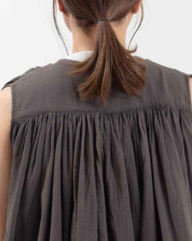 SO[ ]  エスオー ノースリーブギャザーブラウス SB-1827 レディース ナチュラル ファッション 夏 涼しい コーデ 服 30代 40代 50代 カジュアル シンプル SO[ ] ノースリーブギャザーブラウス｜ナチュラルファッション