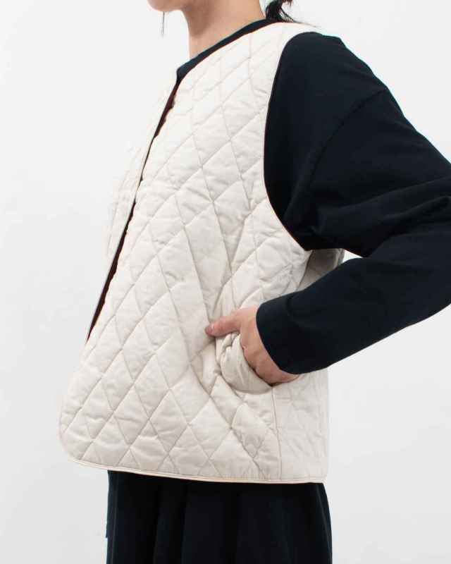 SB-1845 SO[ ] 40sブロードクロスソフト仕上げ ノーカラーリバーシブルショートベスト