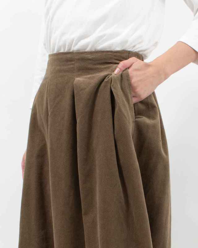 SB-1899 SO[ ] コーデュロイコクーン切替スカート