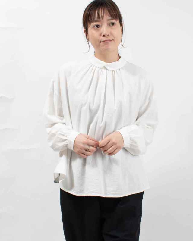 SO[ ] 重なり長袖ブラウス｜ナチュラルファッション・ナチュラル服の通販