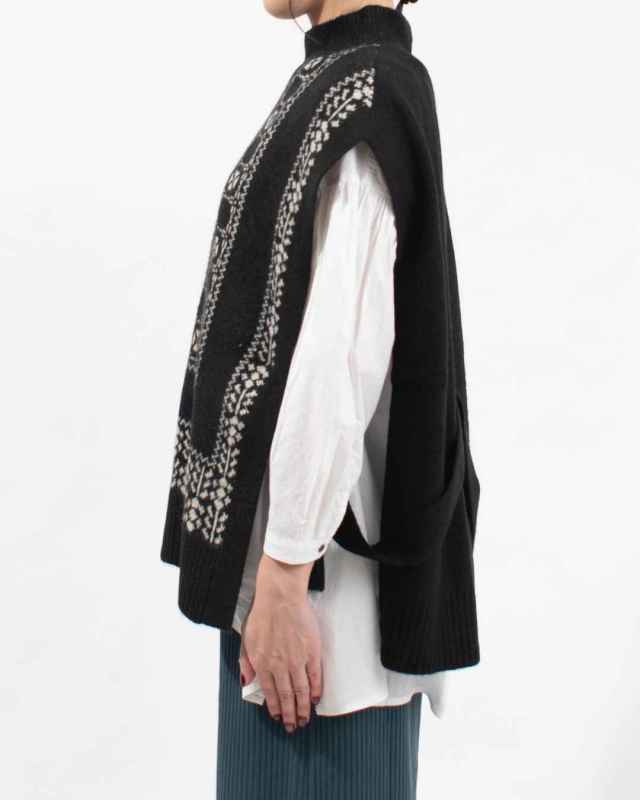 SB-1925 SO[ ] パッチワーク風ベスト