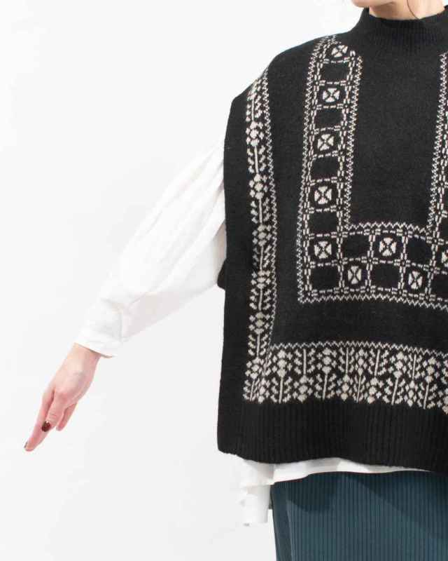 SB-1925 SO[ ] パッチワーク風ベスト