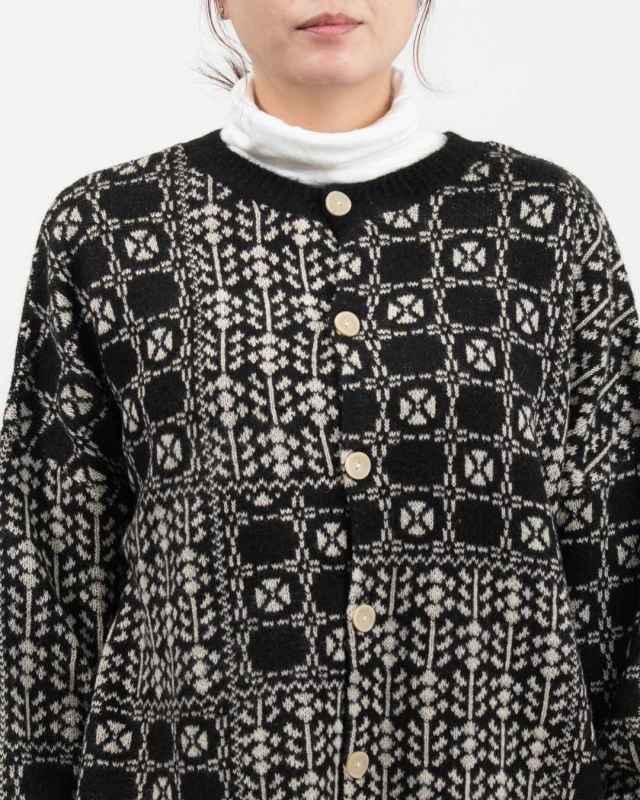 SO[ ] パッチワーク柄2Wayカーディガン｜ナチュラルファッション