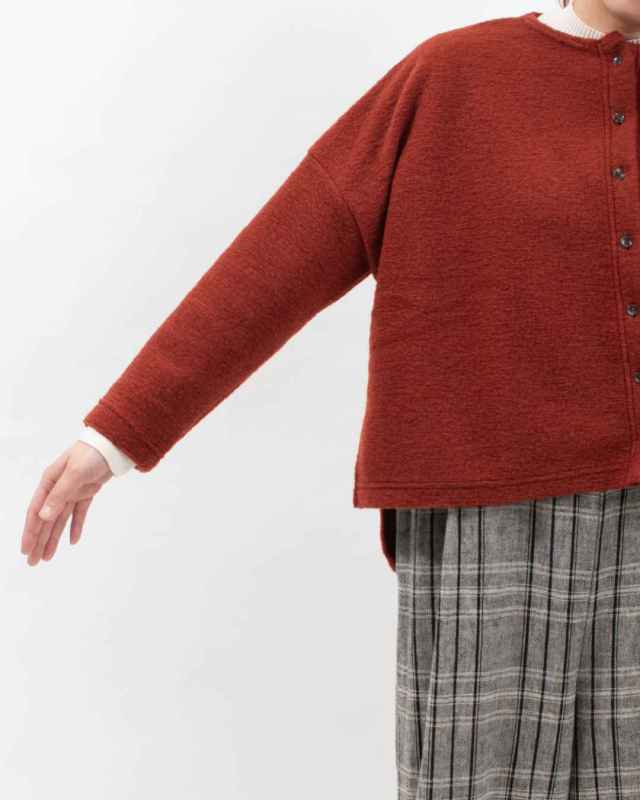 SB-1946  SO[ ] クルーネックスクエアカーディガン