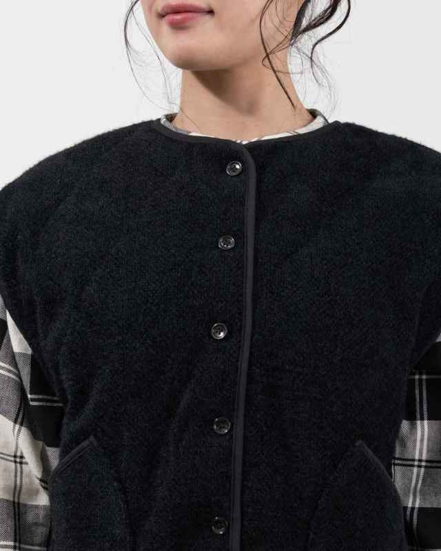 SE8101254 SUN VALLEY リブレスコール中わたキルティングベスト