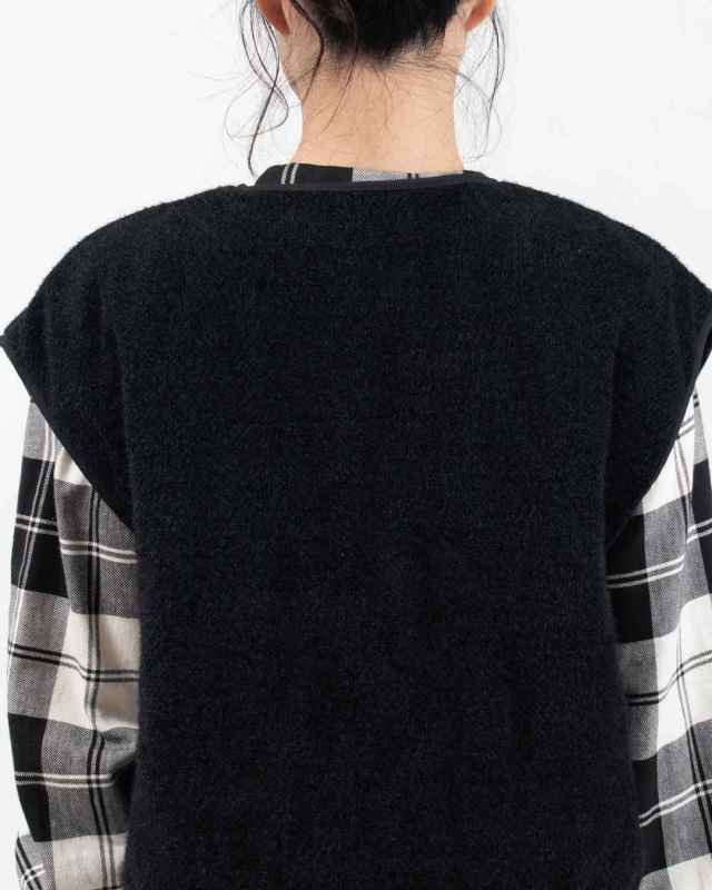 SE8101254 SUN VALLEY リブレスコール中わたキルティングベスト