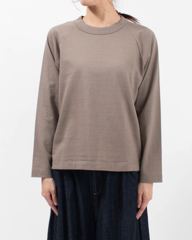 SET-3217 SETTEN CD10/1天竺 ラグラン切替長袖プルオーバー
