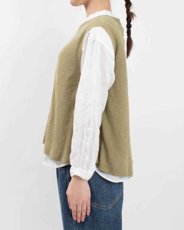 SJ-0048  SO[ ] 鹿の子柄フレアベスト