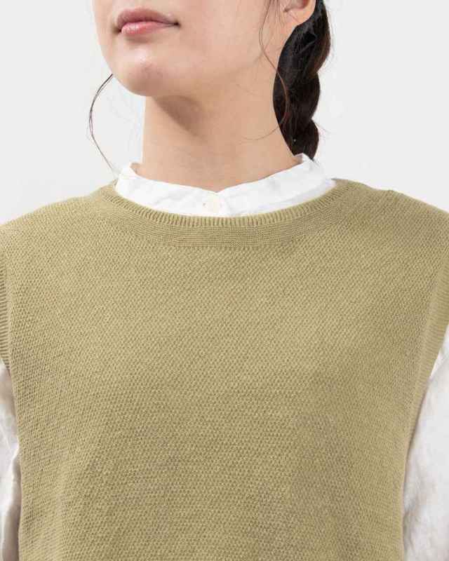 SJ-0048  SO[ ] 鹿の子柄フレアベスト