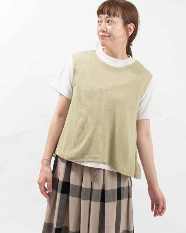 SO[ ] ヘンプコットンフレアベスト