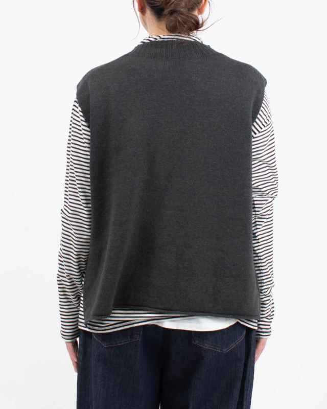 SJ-0076 SO[ ] リネンウールポケット付きベスト