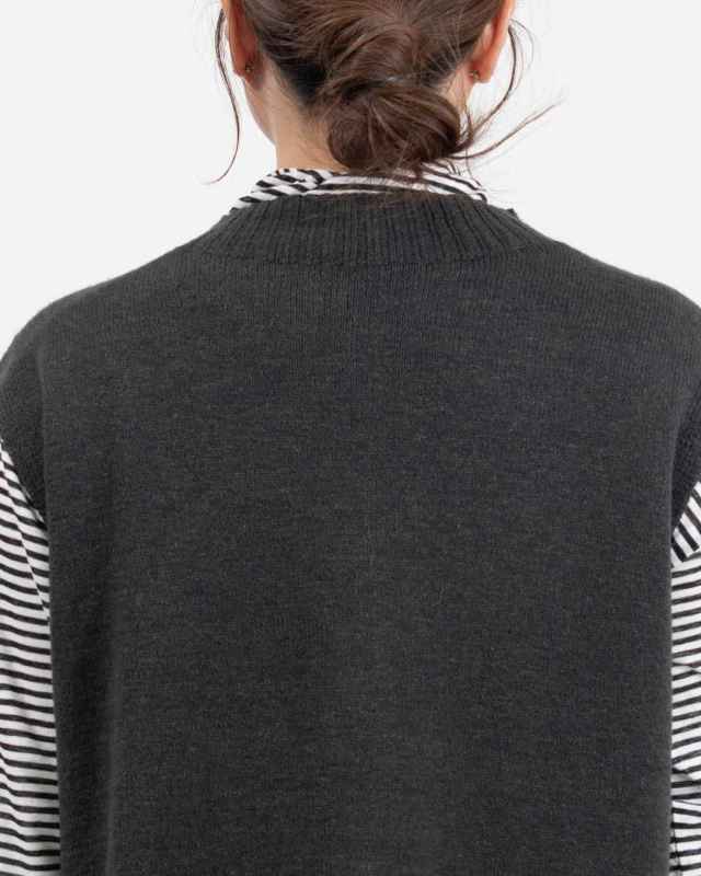 SJ-0076 SO[ ] リネンウールポケット付きベスト