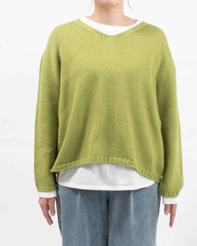 SJ-0077 SO[ ] ロービングVネックプルオーバー