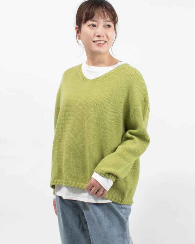 SJ-0077 SO[ ] ロービングVネックプルオーバー
