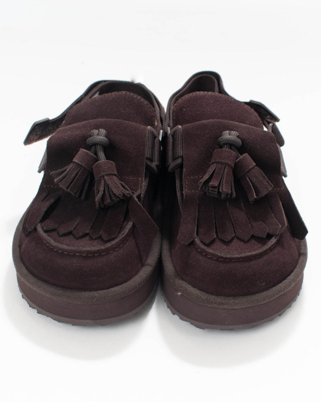 SK-296 SHAKA MOC MULE TASSEL SUEDE