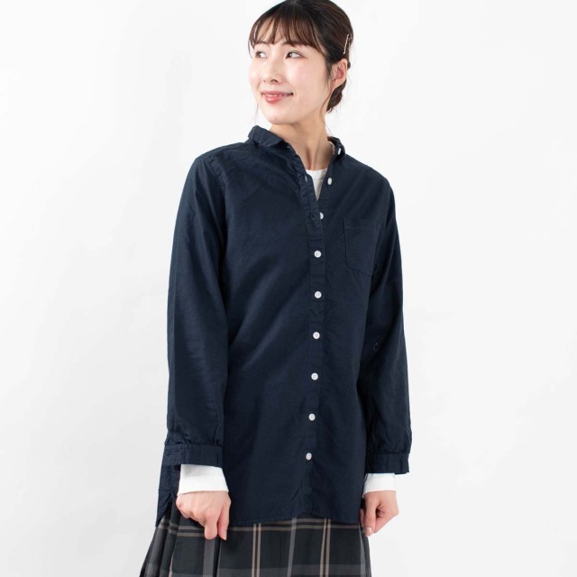 Bliss bunch 綿麻平織りカラーレスジャケット｜ナチュラルファッション