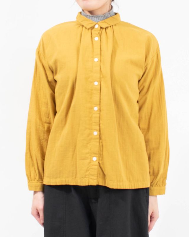 SK8015250  SUN VALLEY 40コットンダブルガーゼ 日本製品染シャツ