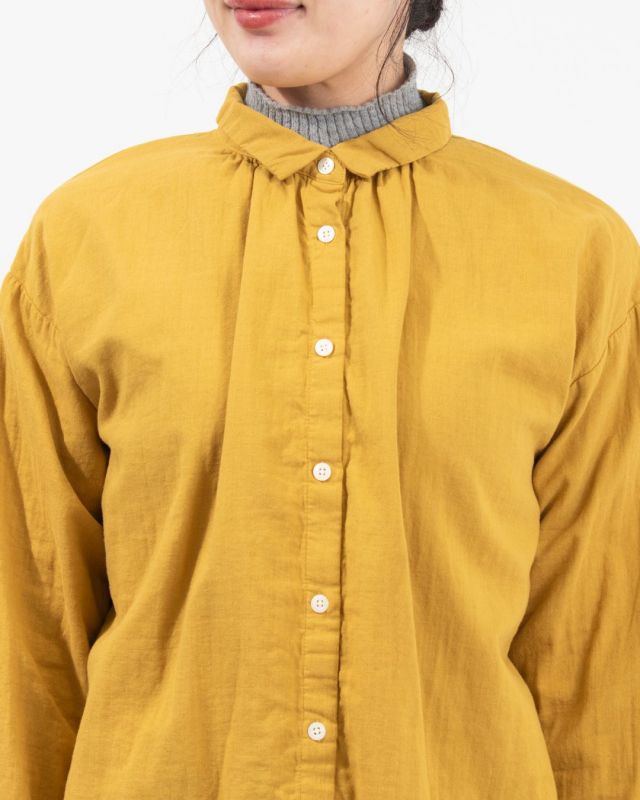 SK8015250  SUN VALLEY 40コットンダブルガーゼ 日本製品染シャツ