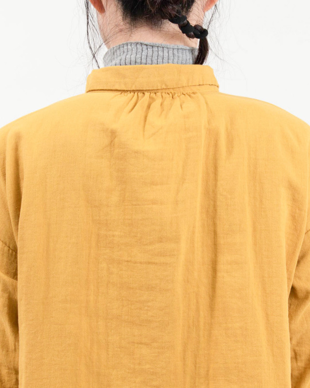 SK8015250  SUN VALLEY 40コットンダブルガーゼ 日本製品染シャツ