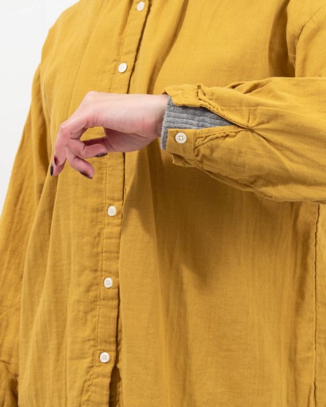 SK8015250  SUN VALLEY 40コットンダブルガーゼ 日本製品染シャツ