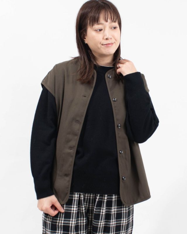 SUN VALLEY 16TCRドビークロス綾織起毛裏ヘリンボーン リバーシブル