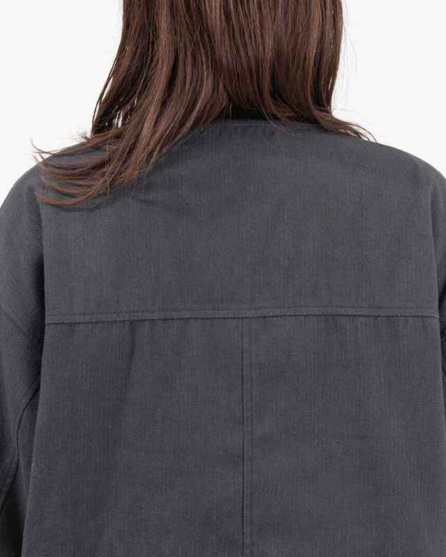 SK8036251  SUN VALLEY 16TCRドビークロス綾織起毛裏ヘリンボーン ブラウス