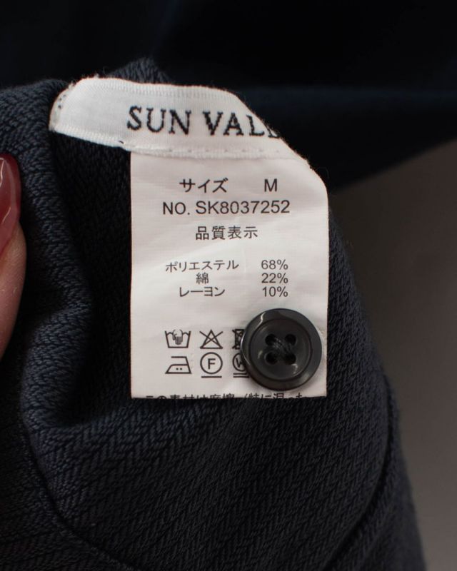 SUN VALLEY 16TCRドビークロス綾織起毛裏ヘリンボーンワンピース