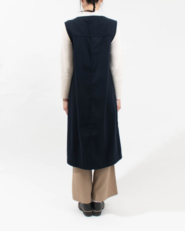 SK8037252  SUN VALLEY 16TCRドビークロス綾織起毛裏ヘリンボーンワンピース