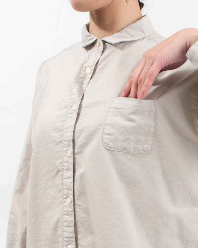 SK8101256  SUN VALLEY オックス日本製品染レギュラーシャツ