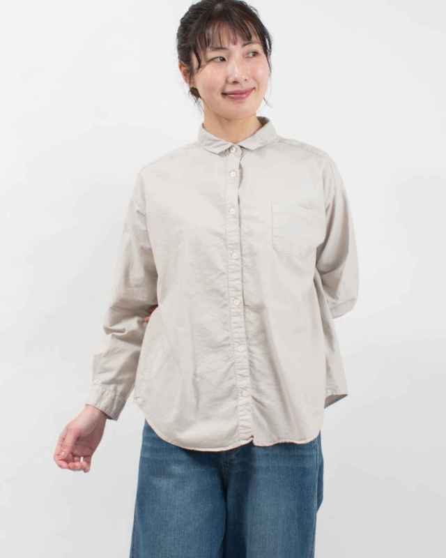 SK8101256  SUN VALLEY オックス日本製品染レギュラーシャツ