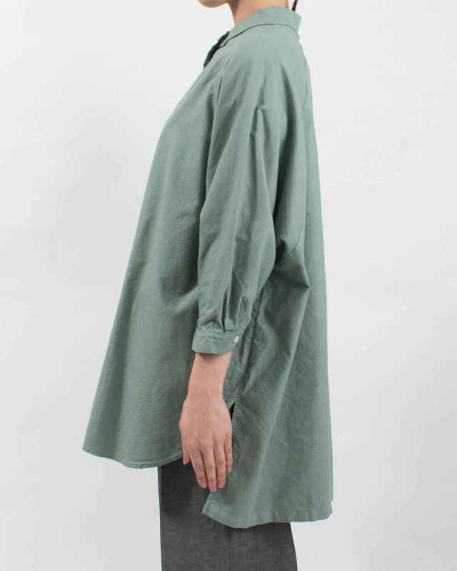 SK8103258  SUN VALLEY オックス日本製品染ドルマンブラウス