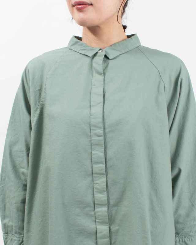 SK8103258  SUN VALLEY オックス日本製品染ドルマンブラウス