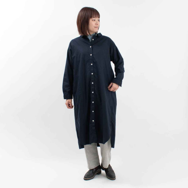 SUN VALLEY 製品染めオックスシャツワンピース